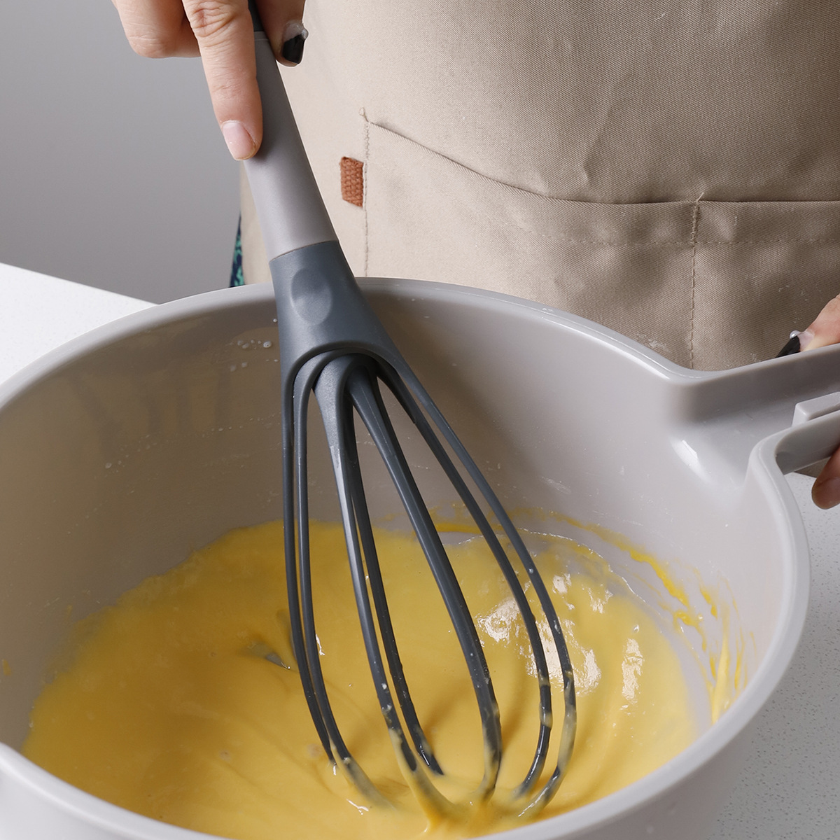 Immersion Hand Blender Set - 1pcs Egg Beater Rotated Egg Mixer
