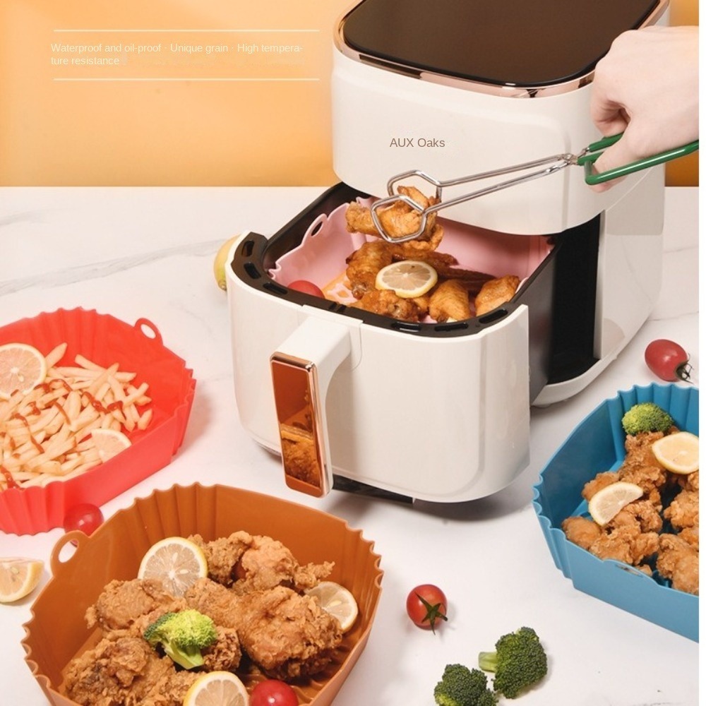 Air Fryer Silicone Pot Liner - Non-stick Silicone Air Fryer Liners Soft