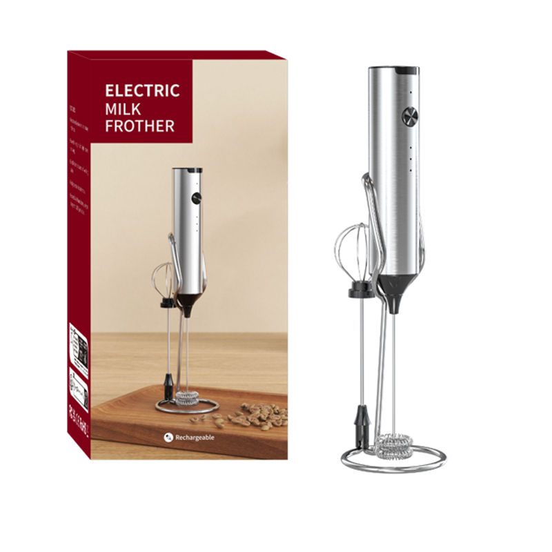 Immersion Hand Blender Set - Wireless Electric Mini Milk Frother Coffee