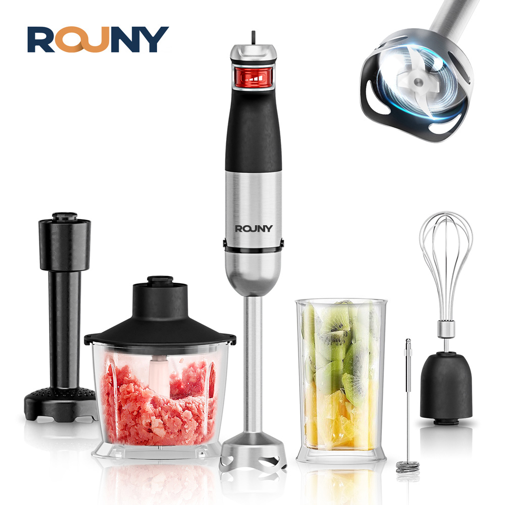 Immersion Hand Blender Set - Electric Hand Held Stick Blender 6-in-1