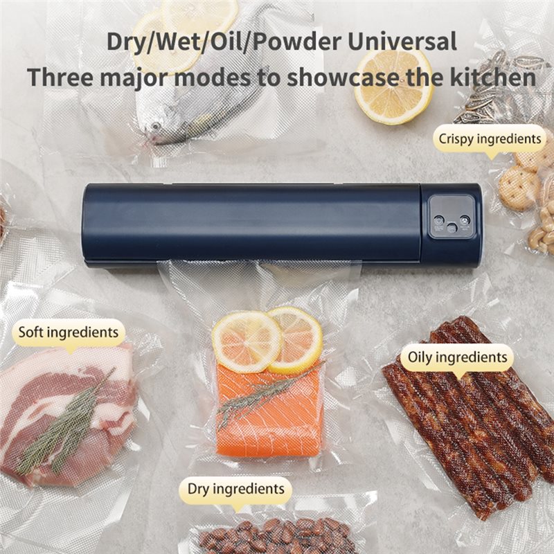 Food Vacuum Sealer Machine - DT15 Portable Vacuum Sealing Machine, Rechargeable