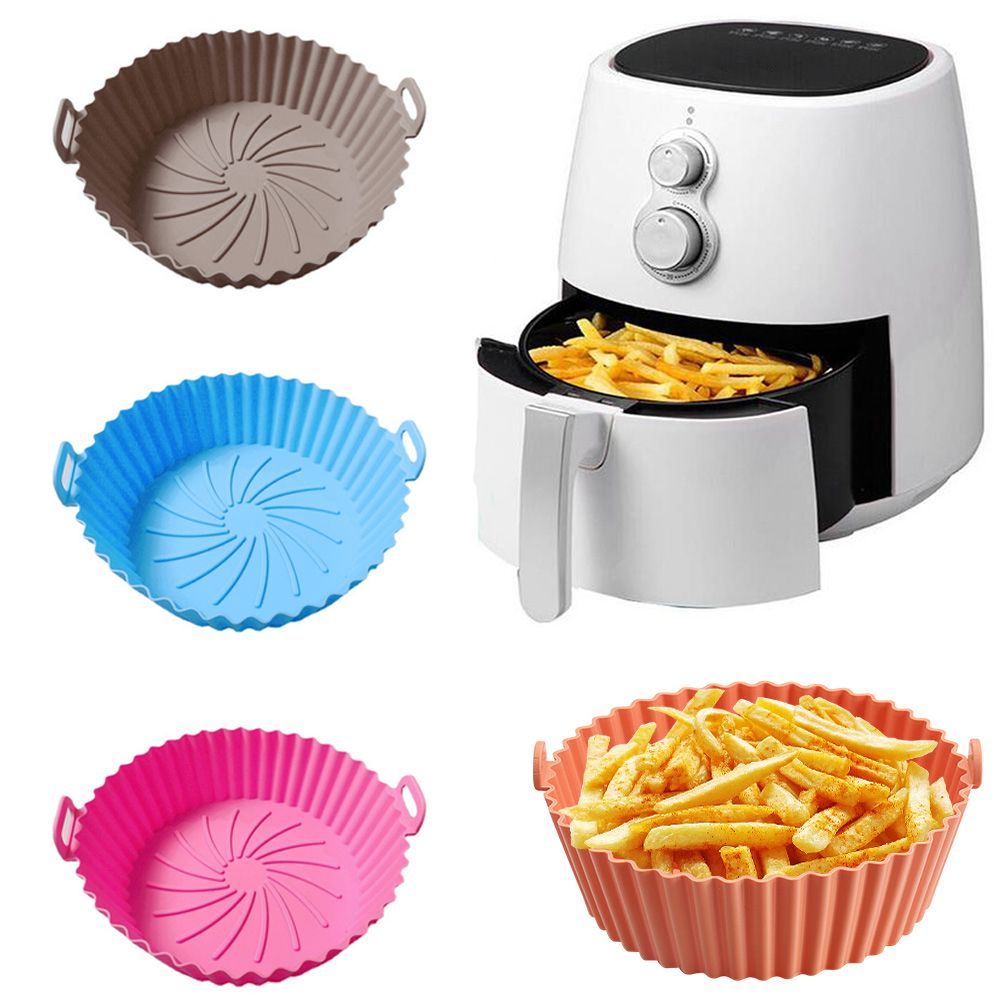 Air Fryer Silicone Pot Liner - 1PC Baking Basket For Air Fryer