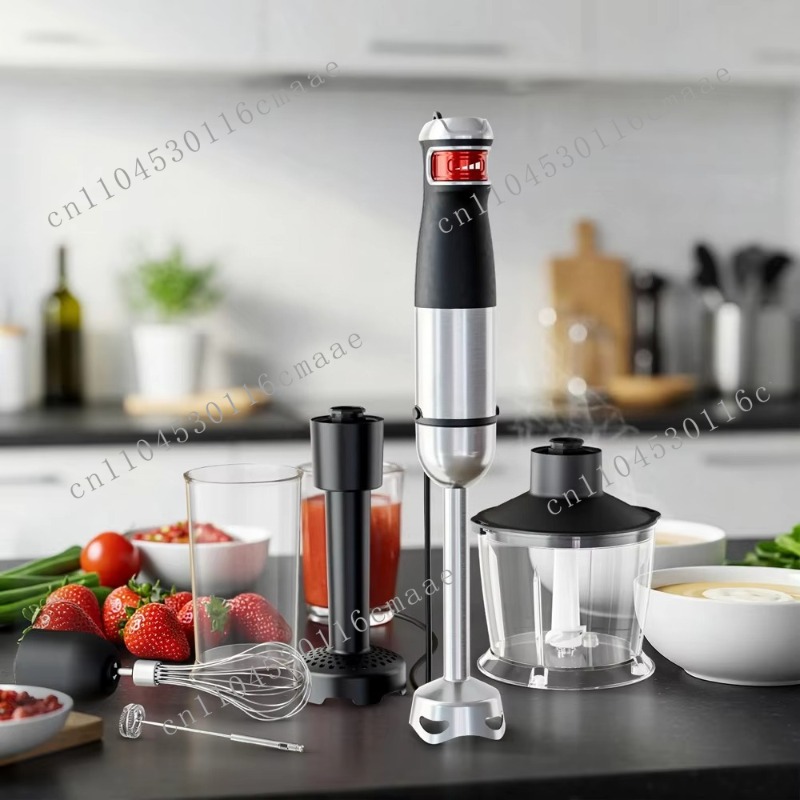 Immersion Hand Blender Set - 6-in-1 1200W Powerful Hand Blender Set,