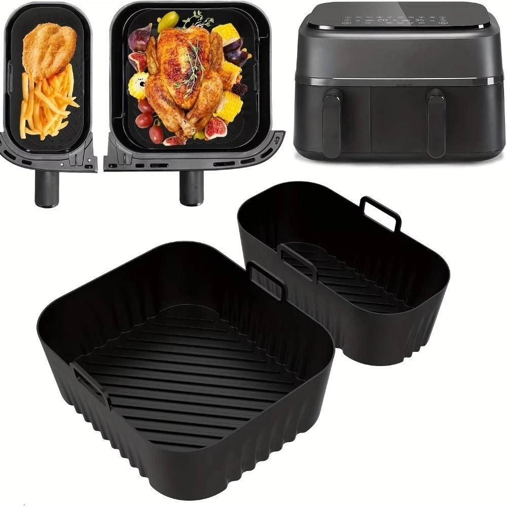Air Fryer Silicone Pot Liner - 6L/3L Air Fryer Liner Non-Stick Reusable