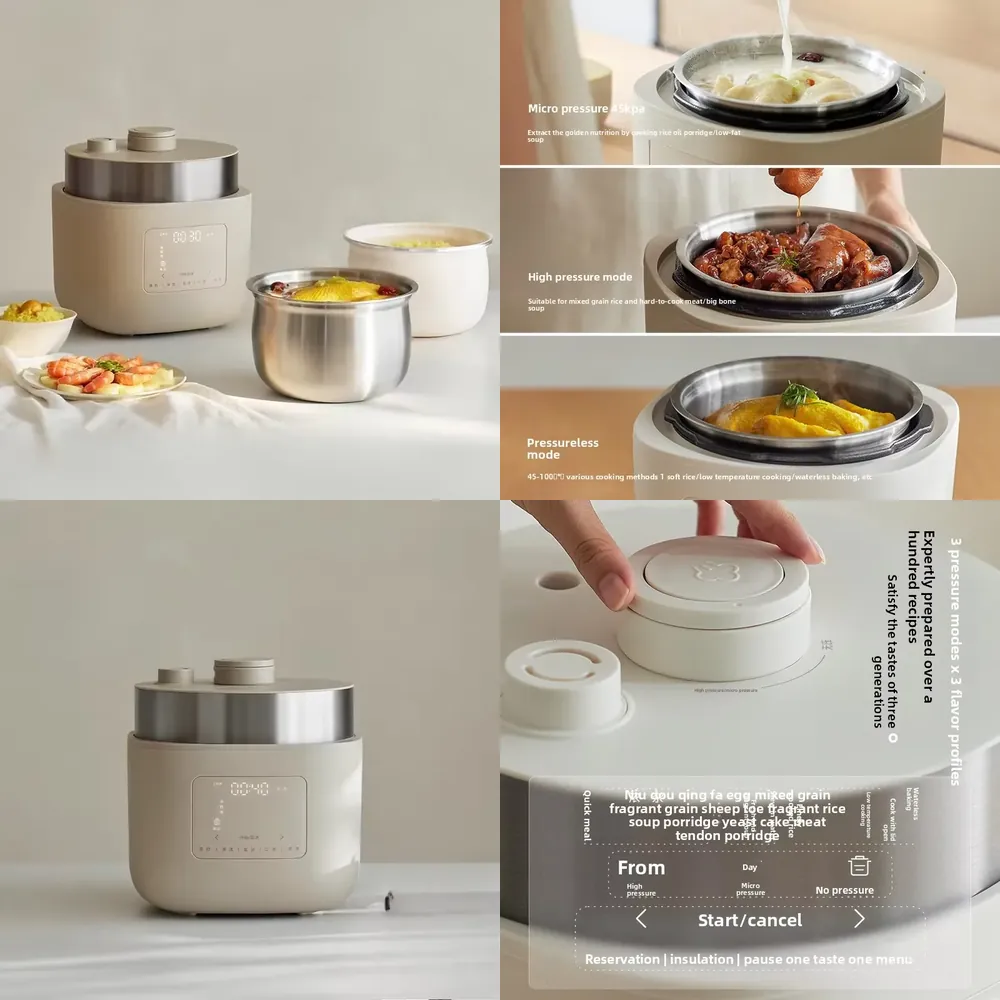 Smart Instant Pressure Cooker - 2026 Instant Uncoated Rice Cooker for