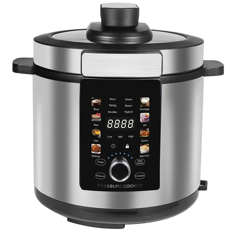 Smart Instant Pressure Cooker - Stainless Steel Pressure Cooker, Slow Cooker,