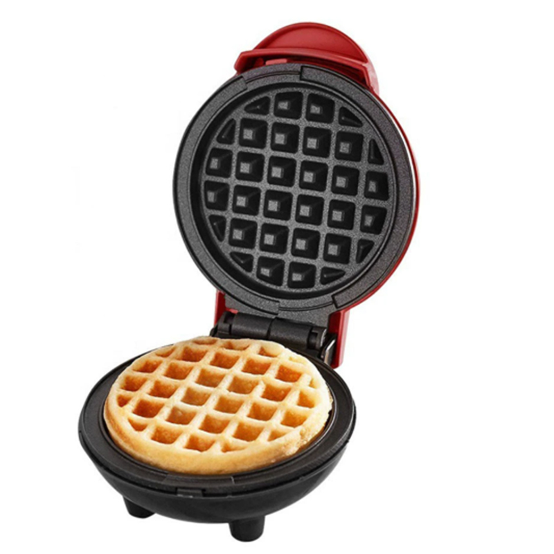 Mini Waffle Maker Machine - US Plug Portable Mini Electric Waffle