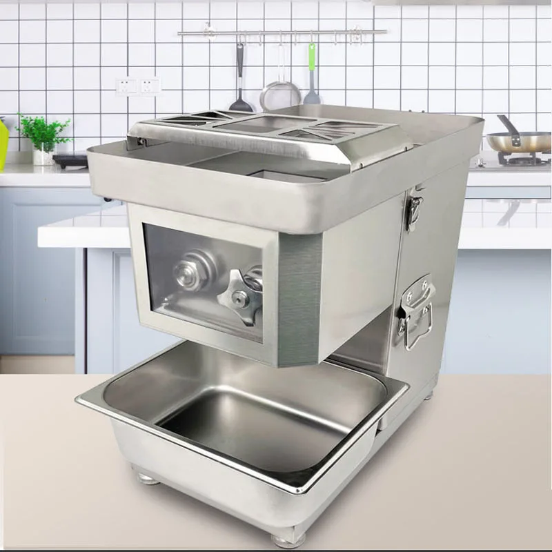 Automatic Meat Slicer Home - Electric Home&Commercial Meat Slicer Stainless Steel