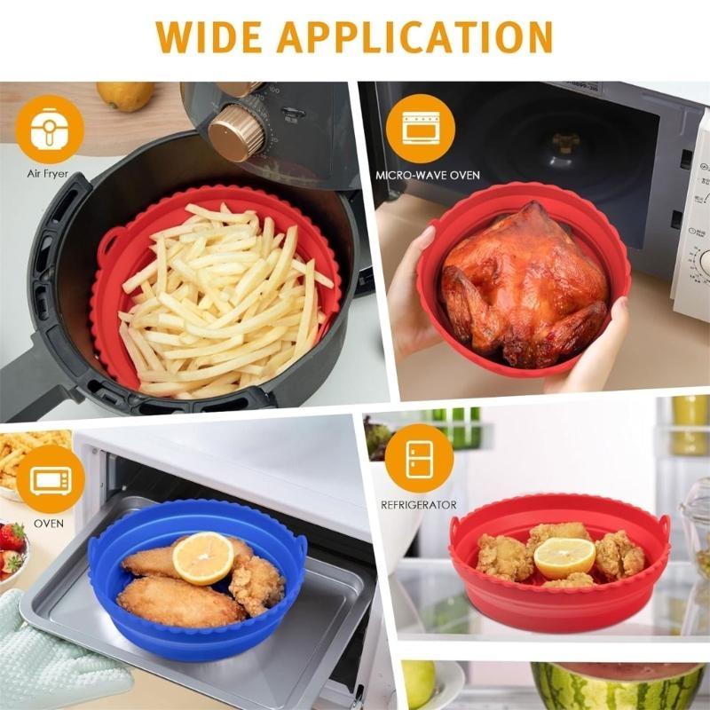 Air Fryer Silicone Pot Liner - D0AB 2-Pack Air Fryer Silicone Liners