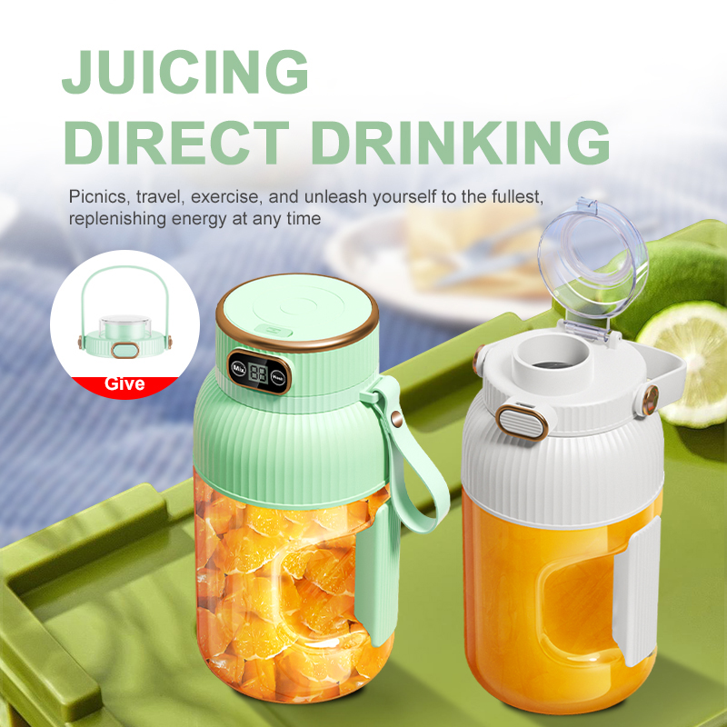 Immersion Hand Blender Set - 1000ML Portable Juicer Blender Fruit Juicer