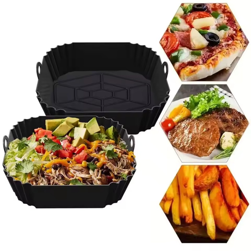 Air Fryer Silicone Pot Liner - 1pc Silicone Air Fryer Pot Tray