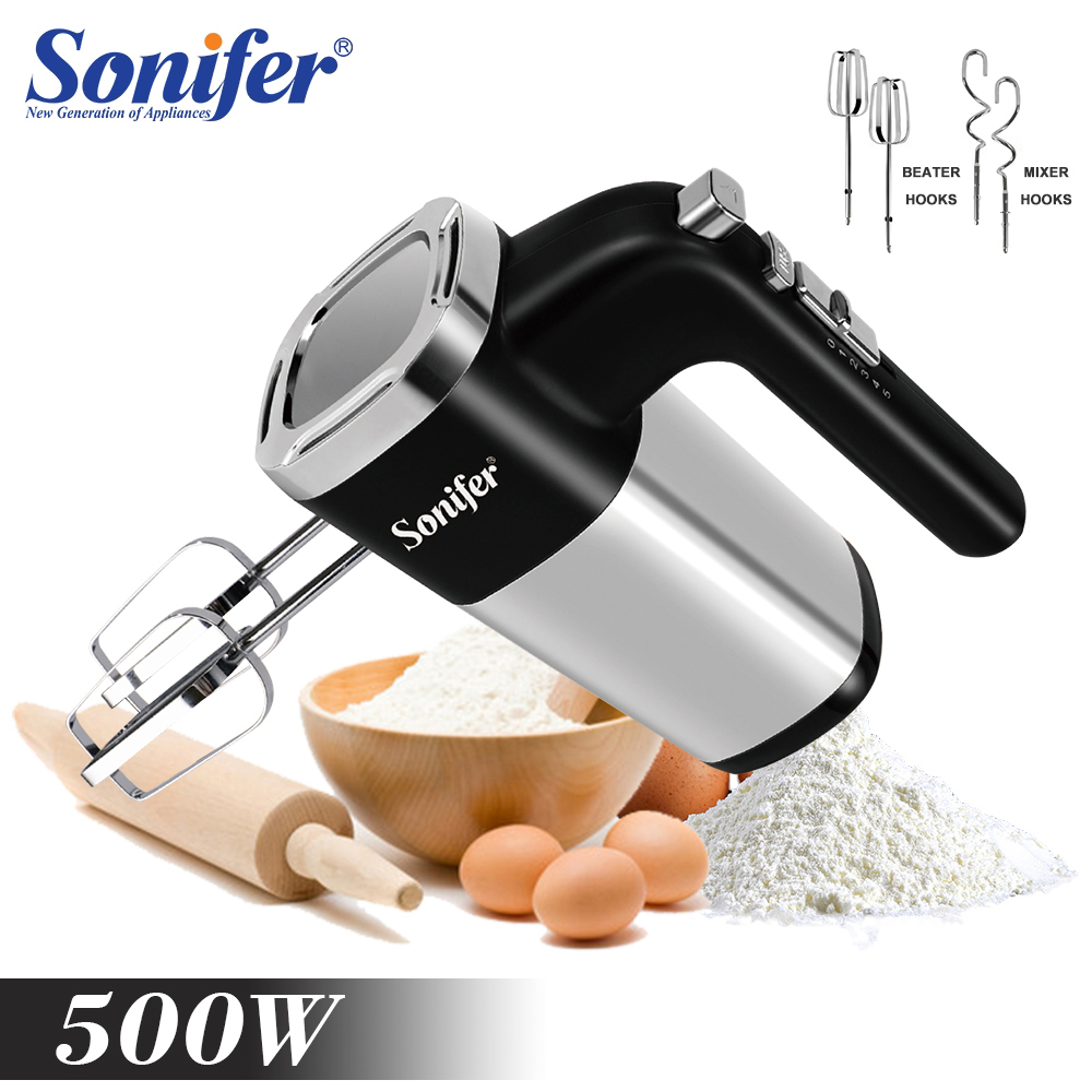 Immersion Hand Blender Set - Food Mixer 500W Electric Whisk Kitchen