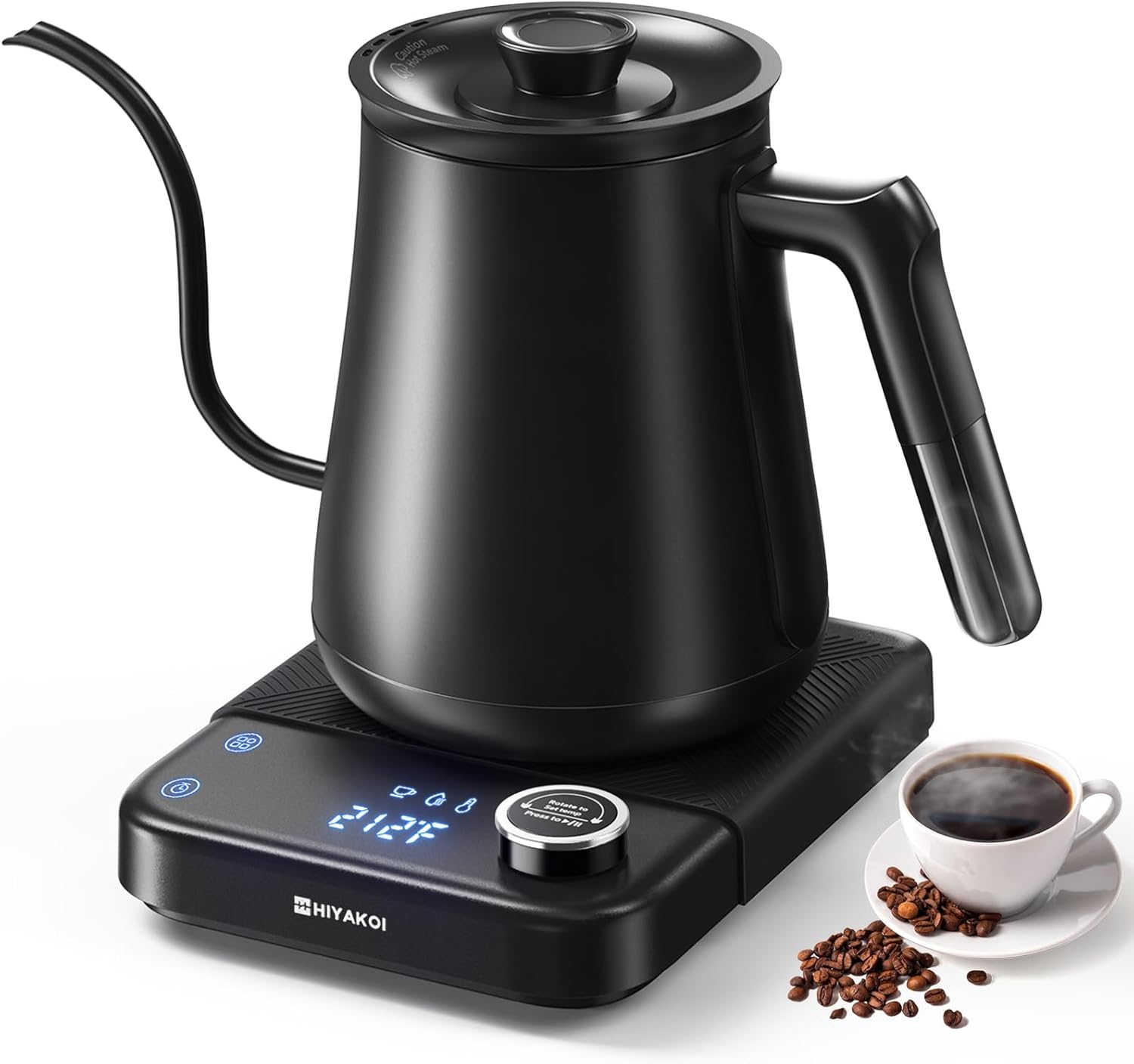 Electric Kettle Temperature Control - Gooseneck Electric Kettle with ±1℉ Temperature