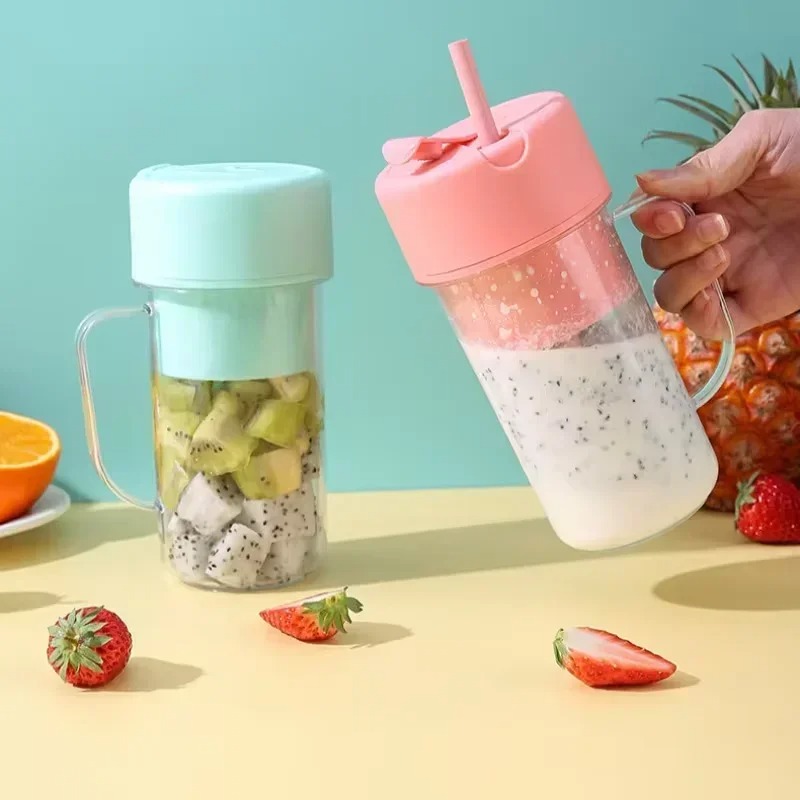 Portable Blender Usb Rechargeable - Portable USB Rechargeable 300ml Electric Juicer