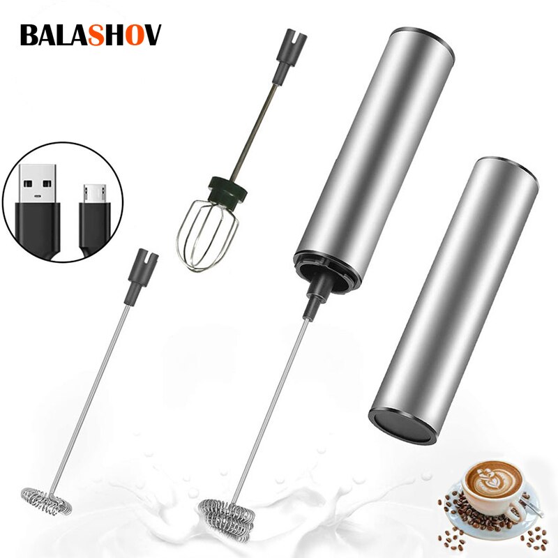 Portable Blender Usb Rechargeable - Portable Electric Milk Frother Mini USB
