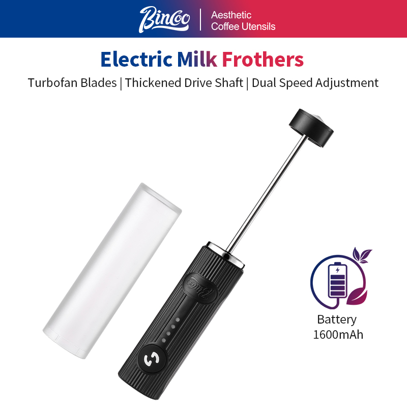 Portable Blender Usb Rechargeable - BINCOO Electric Coffee Frother USB Rechargeable