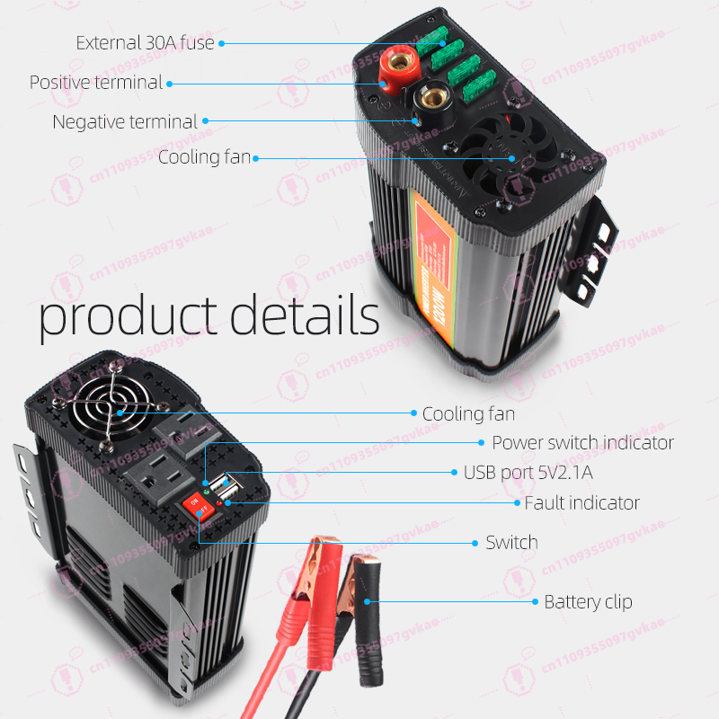1200W Corrected Sine Wave Sing - огляд і ціна Air Conditioners