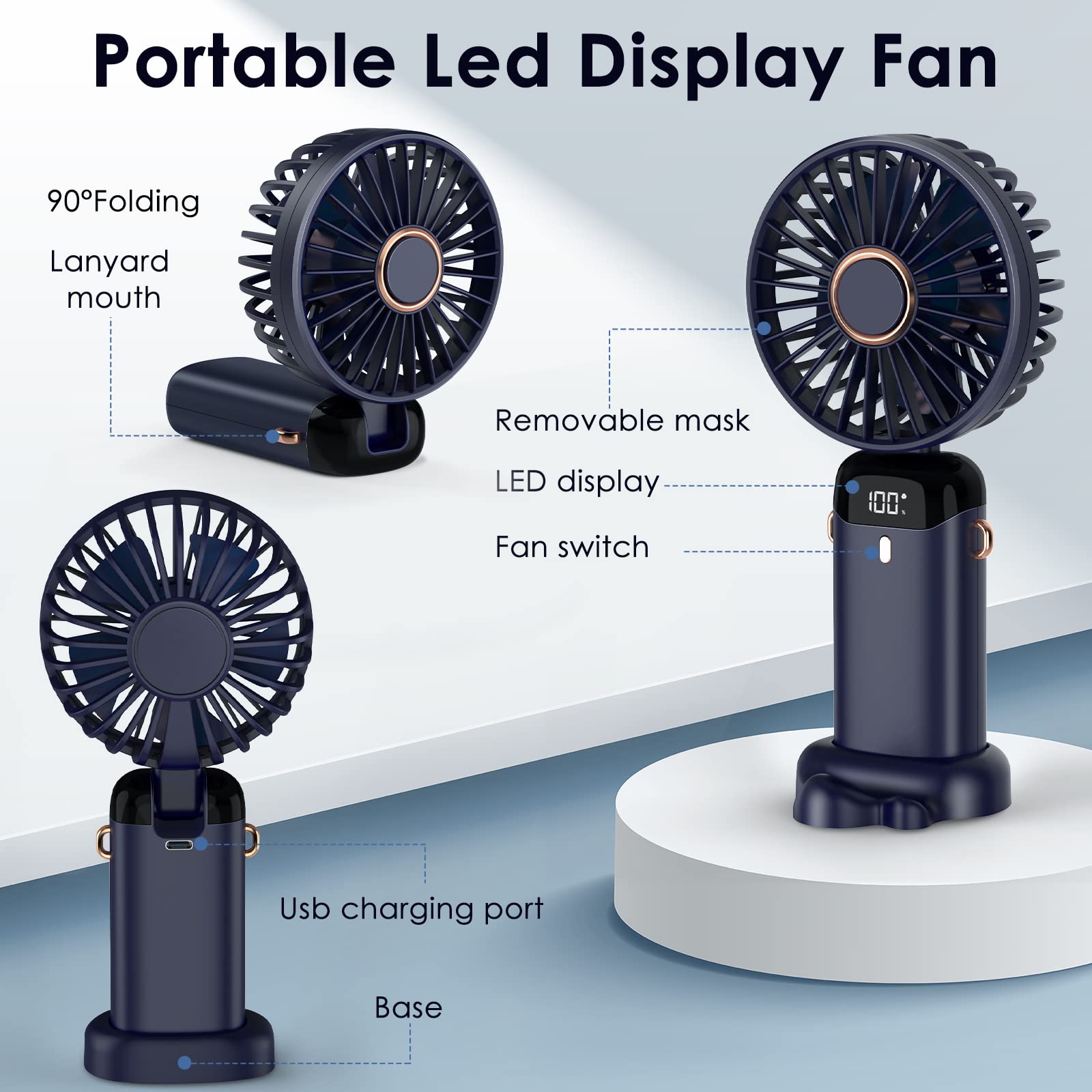 Electric Fan Portable Air Cond - огляд і ціна Portable Blender Usb Rechargeable