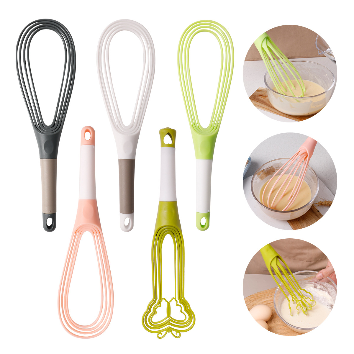 1pcs Egg Beater Rotated Egg Mi - огляд і ціна Immersion Hand Blender Set