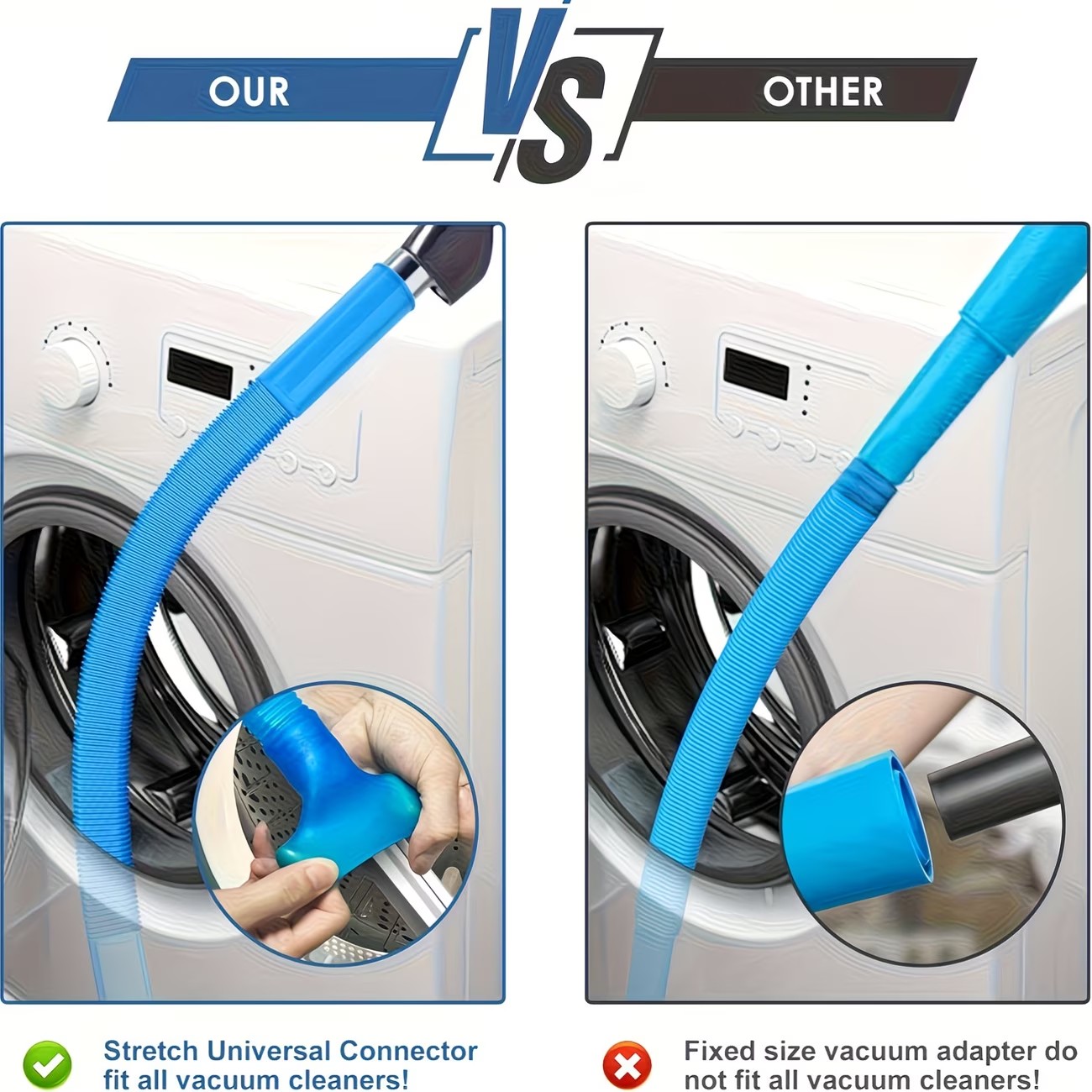 1Pc Dryer Vent Cleaner Hose -  - огляд і ціна Laundry