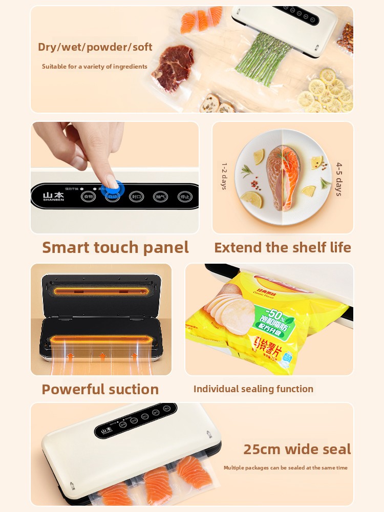Mini Vacuum Sealer Machine Aut - огляд і ціна Food Vacuum Sealer Machine