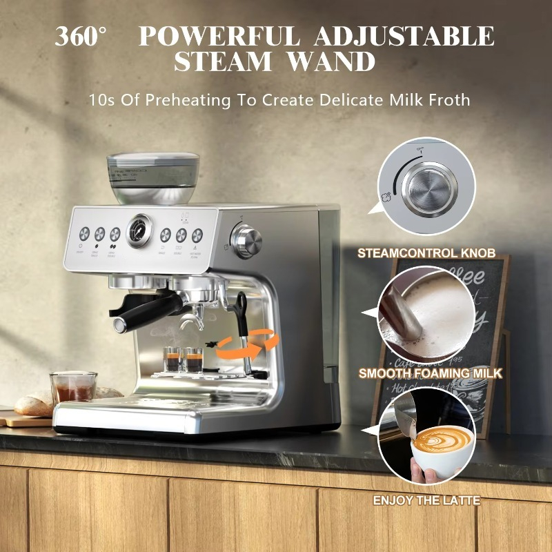 21M Professional Electric Espr - огляд і ціна Coffee Bean Grinder Electric