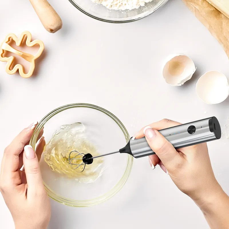 Wireless Electric Mini Milk Fr - огляд і ціна Immersion Hand Blender Set