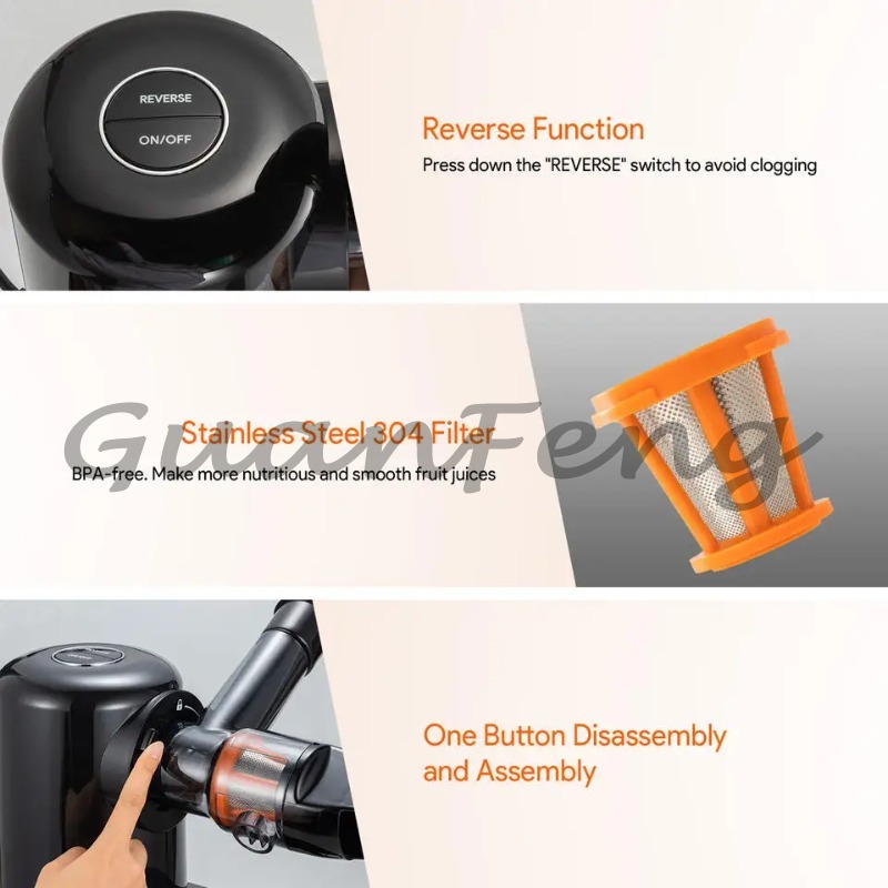 Cold Press Slow Juicer Electri - огляд і ціна Electric Slow Juicer Cold Press