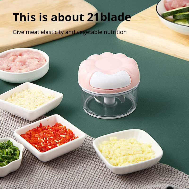 1pc Blue/Pink Manual Garlic Ma - огляд і ціна Immersion Hand Blender Set