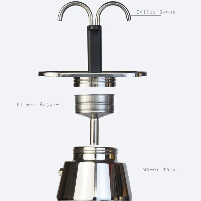 200ML Mini Moka Pot Double Tub - огляд і ціна Small Appliances
