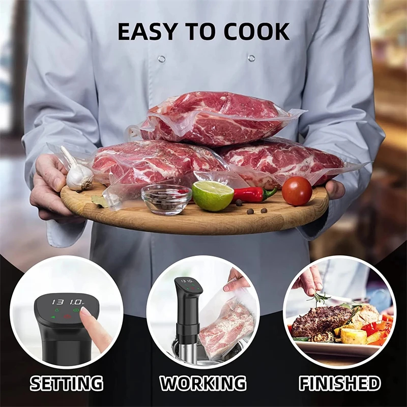 1100W Waterproof Sous Vide Coo - огляд і ціна Digital Sous Vide Precision Cooker