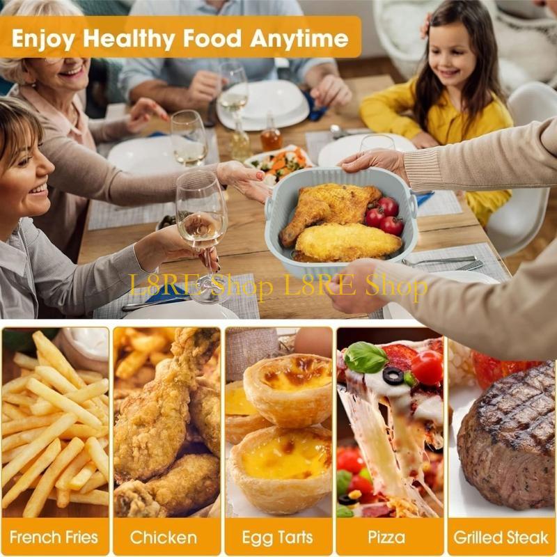 L8RE Pack of 2 Silicone Pot Li - огляд і ціна Air Fryer Silicone Pot Liner