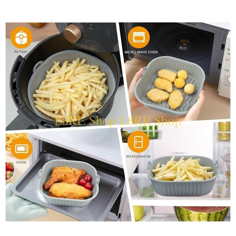 L8RE Pack of 2 Silicone Pot Li - огляд і ціна Air Fryer Silicone Pot Liner