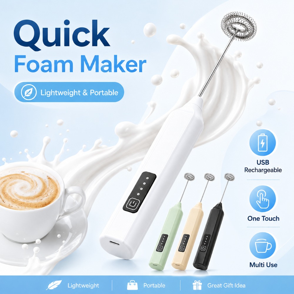 Milk Frother and Egg Beater El - огляд і ціна Electric Milk Frother Handheld