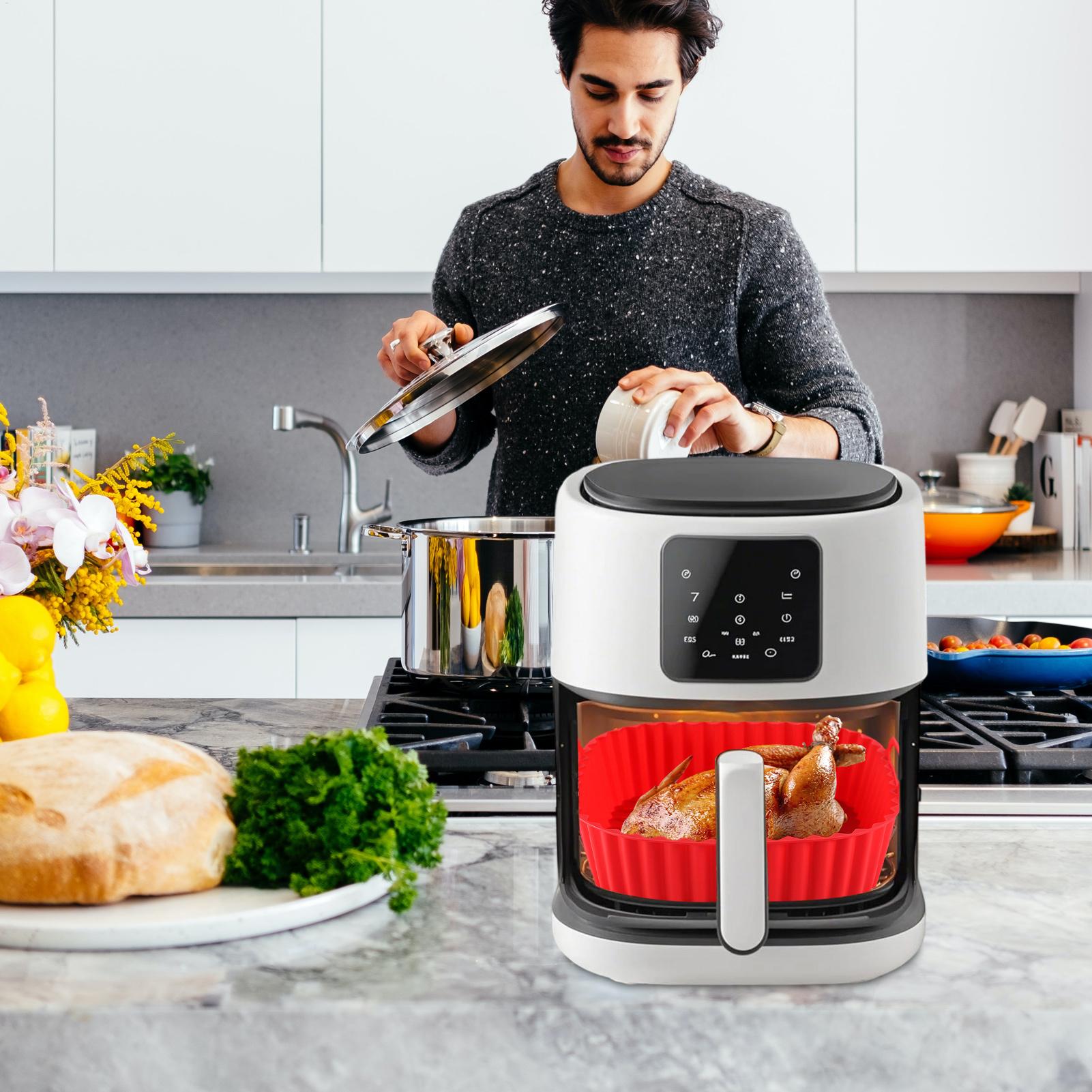 Silicone Air Fryer Liners Pot  - огляд і ціна Air Fryer Silicone Pot Liner