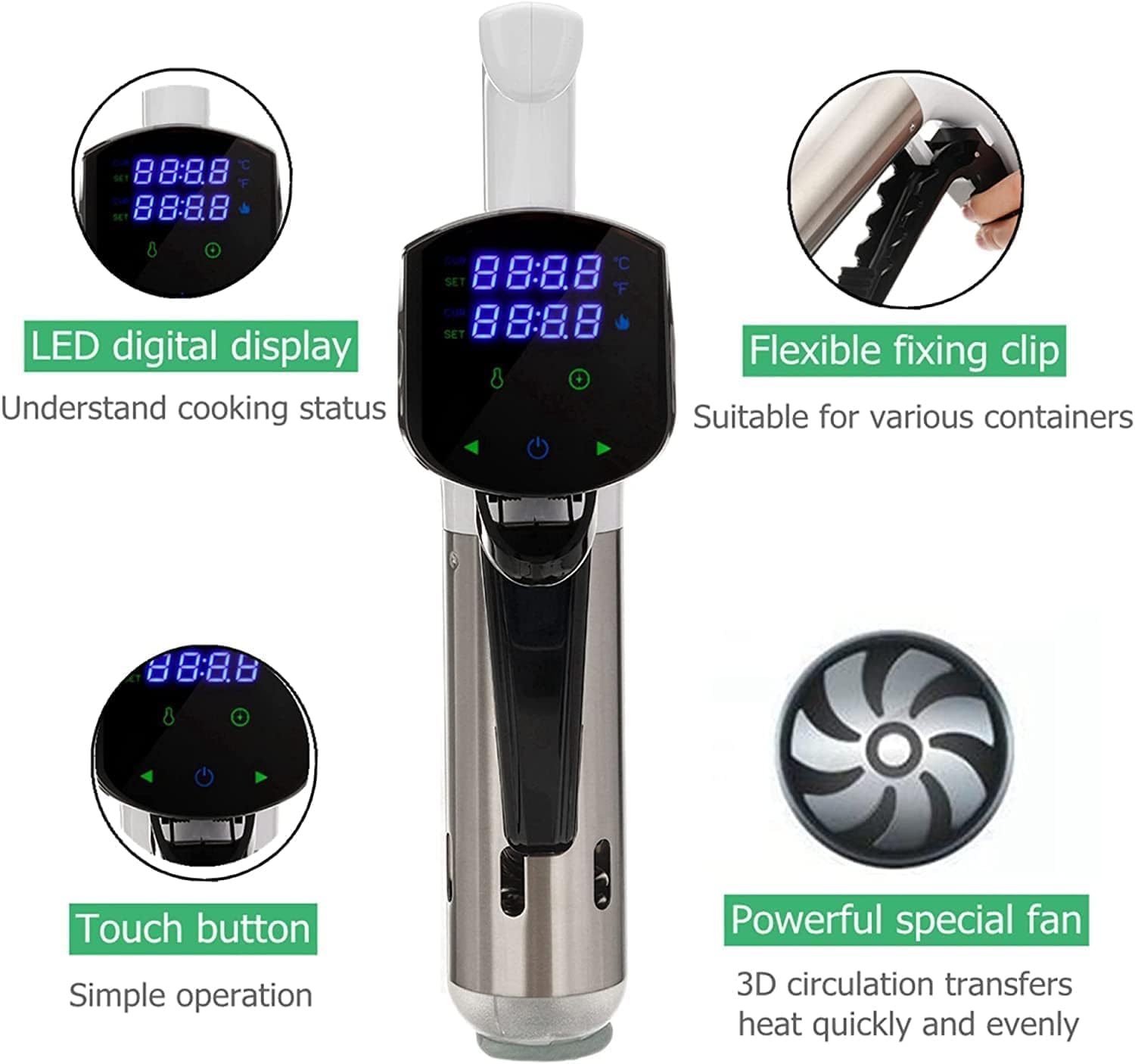 Sous Vide Machine Immersion Ci - огляд і ціна Digital Sous Vide Precision Cooker