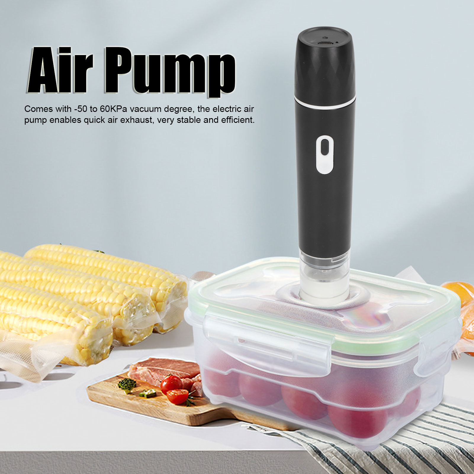 Electric Air Pump Handheld Vac - огляд і ціна Food Vacuum Sealer Machine
