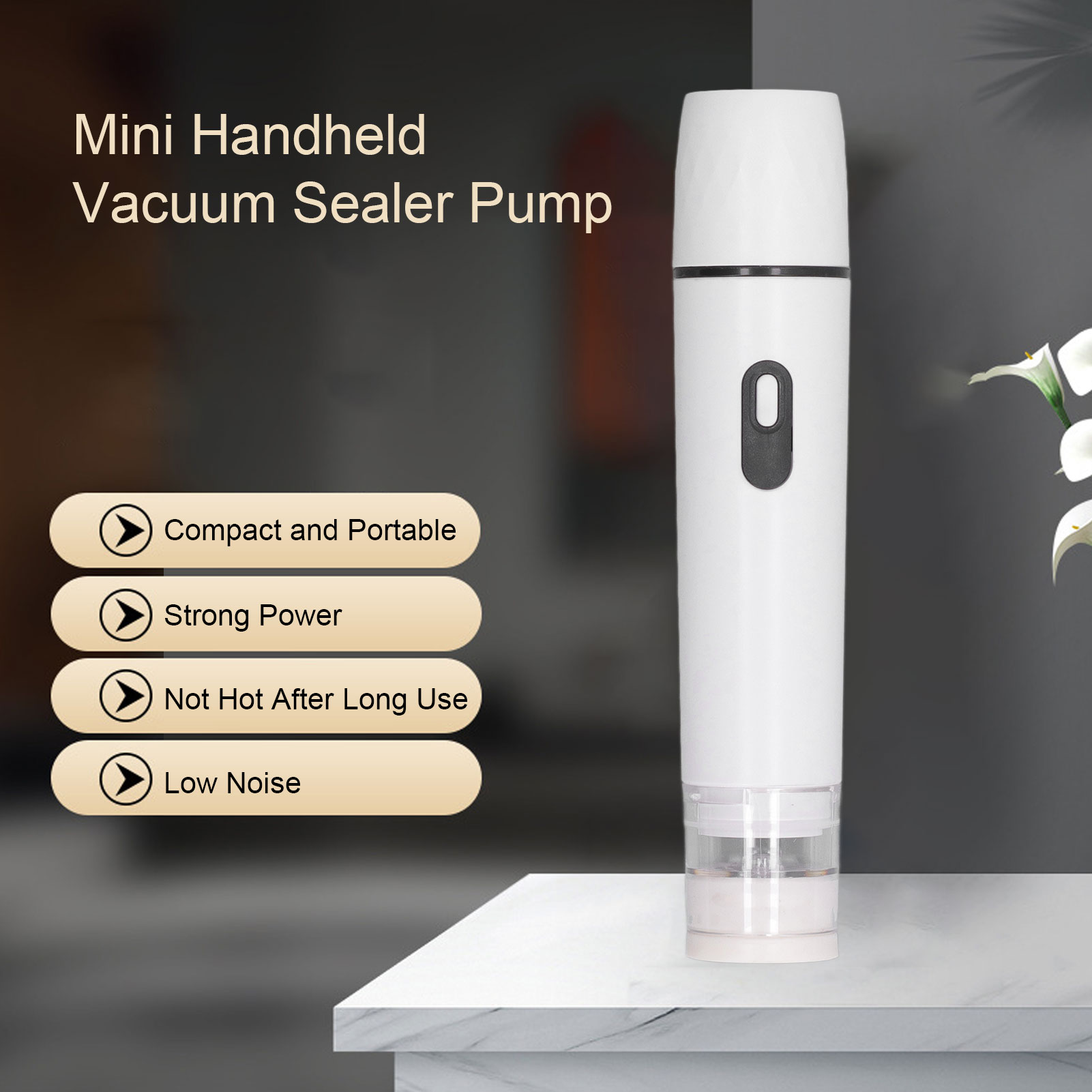 Electric Air Pump Handheld Vac - огляд і ціна Food Vacuum Sealer Machine
