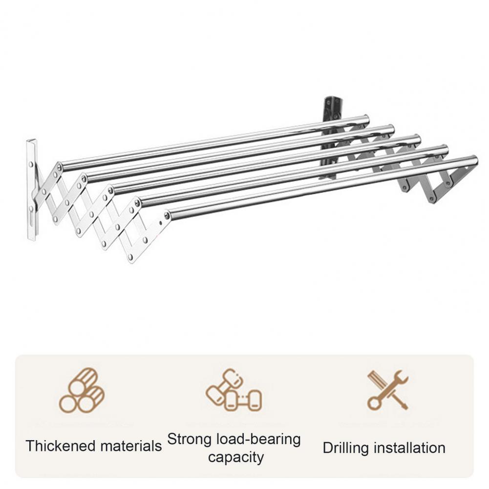 Clothes Drying Rack Wall-Mount - огляд і ціна Laundry