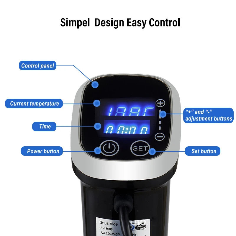 IPX7 Waterproof Sous Vide Prec - огляд і ціна Digital Sous Vide Precision Cooker