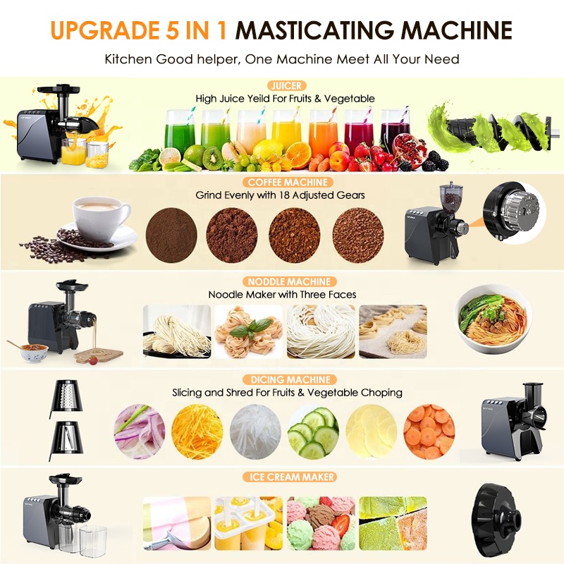 Commercial Multifunctional Col - огляд і ціна Electric Slow Juicer Cold Press