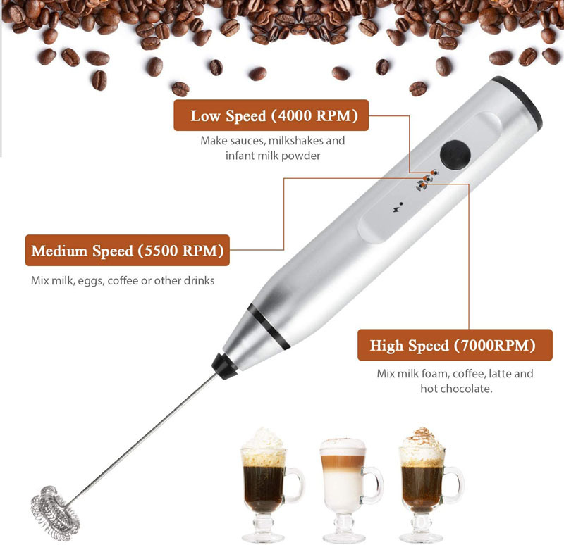 Mini Electric Handheld Milk Fr - огляд і ціна Portable Blender Usb Rechargeable