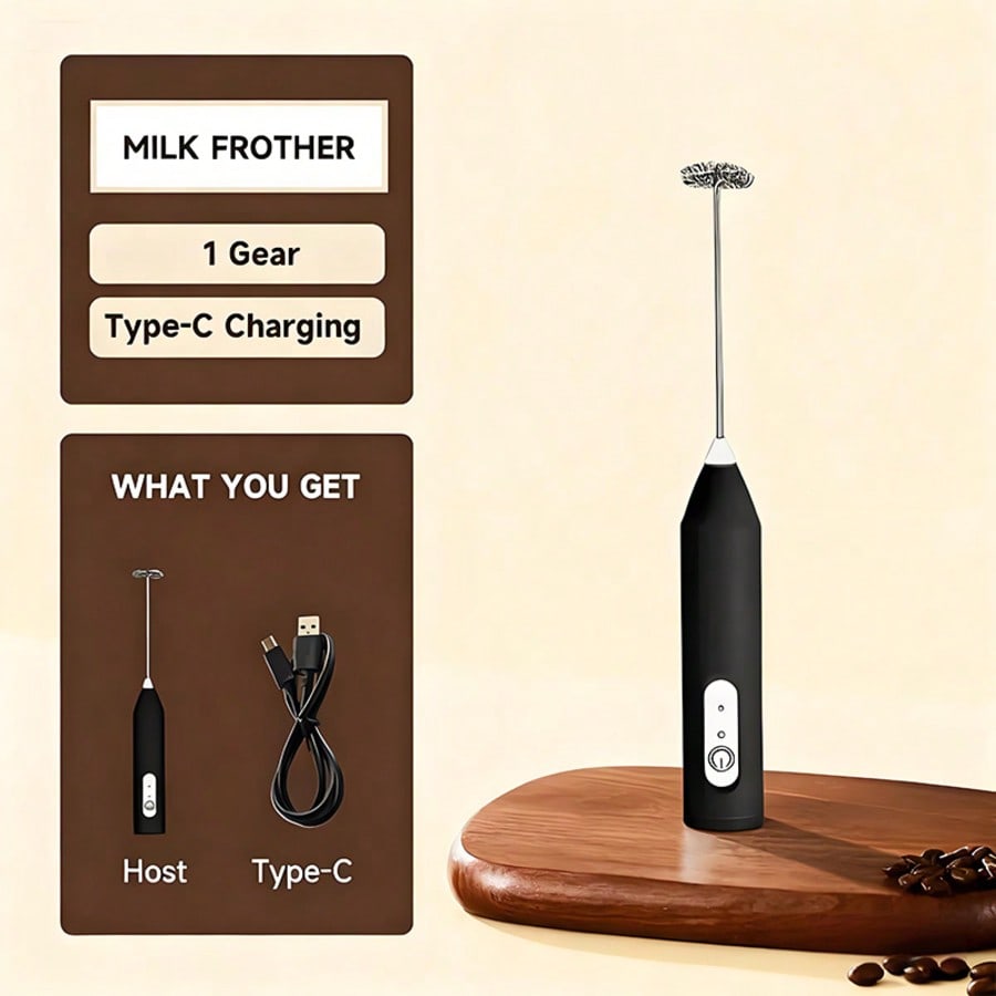 1-Pack Handheld Electric Mixer - огляд і ціна Electric Milk Frother Handheld