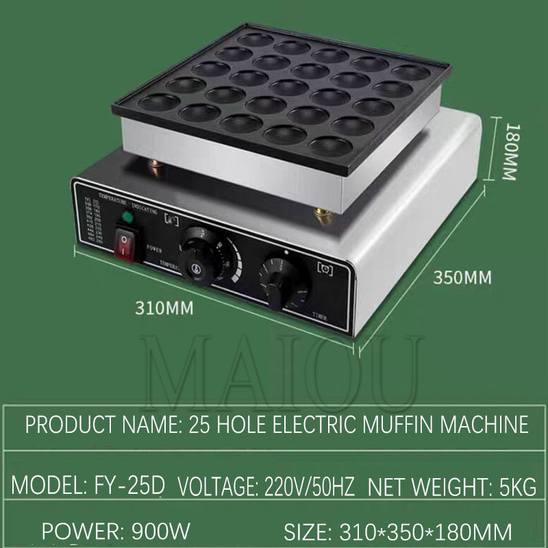 25 Holes Pancake Waffle Makers - огляд і ціна Mini Waffle Maker Machine