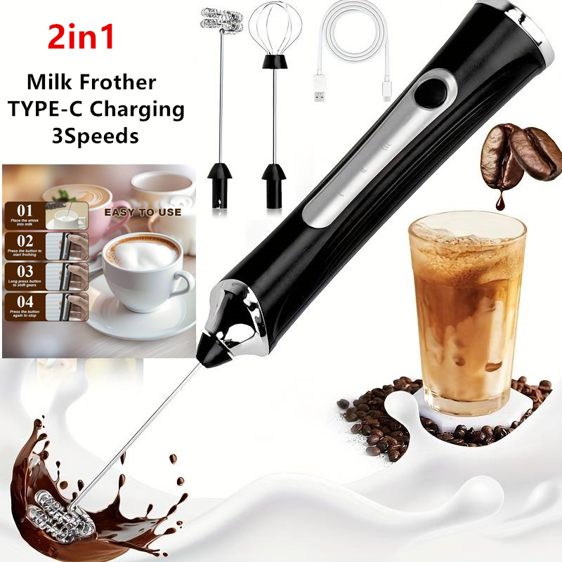 Wireless Electric Milk Frother - огляд і ціна Electric Milk Frother Handheld