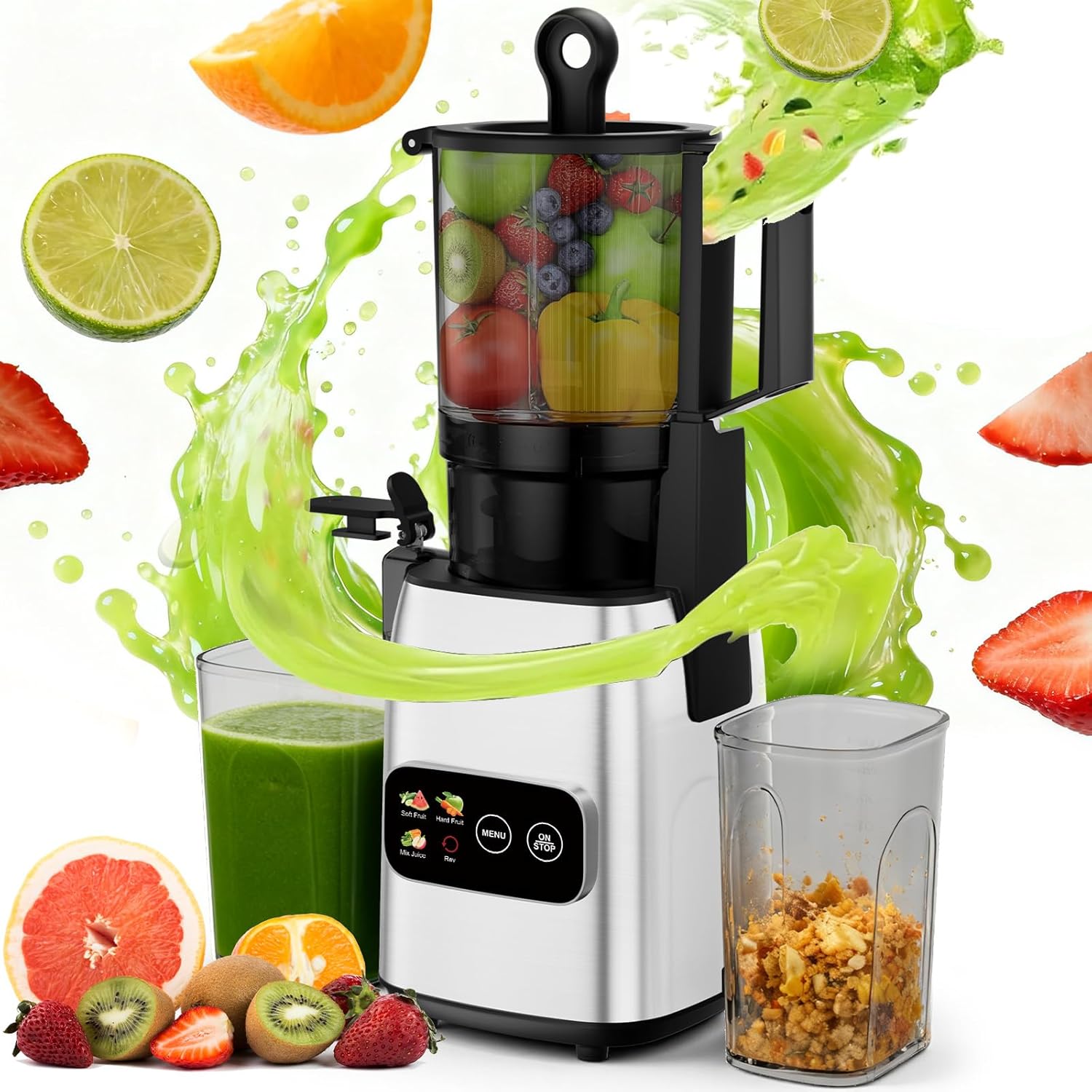 Slow Masticating Cold Press Ju - огляд і ціна Electric Slow Juicer Cold Press