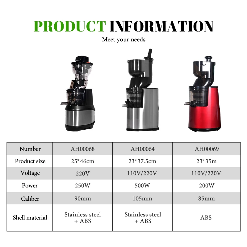 Automatic Juicer Extractor Mac - огляд і ціна Electric Slow Juicer Cold Press