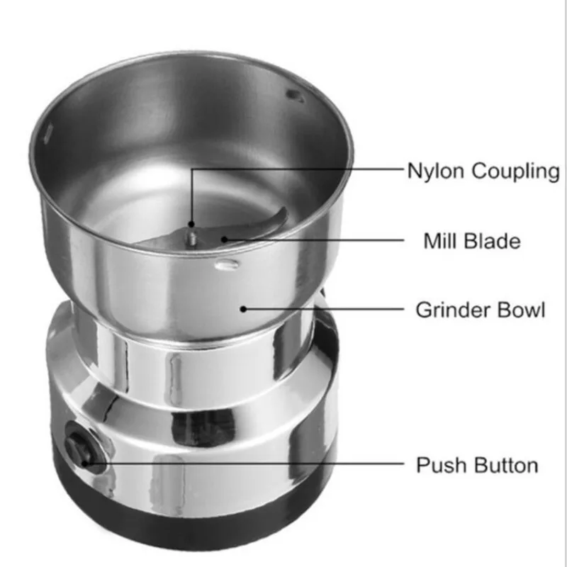 110V-220V Electric Grinder Hom - огляд і ціна Coffee Bean Grinder Electric