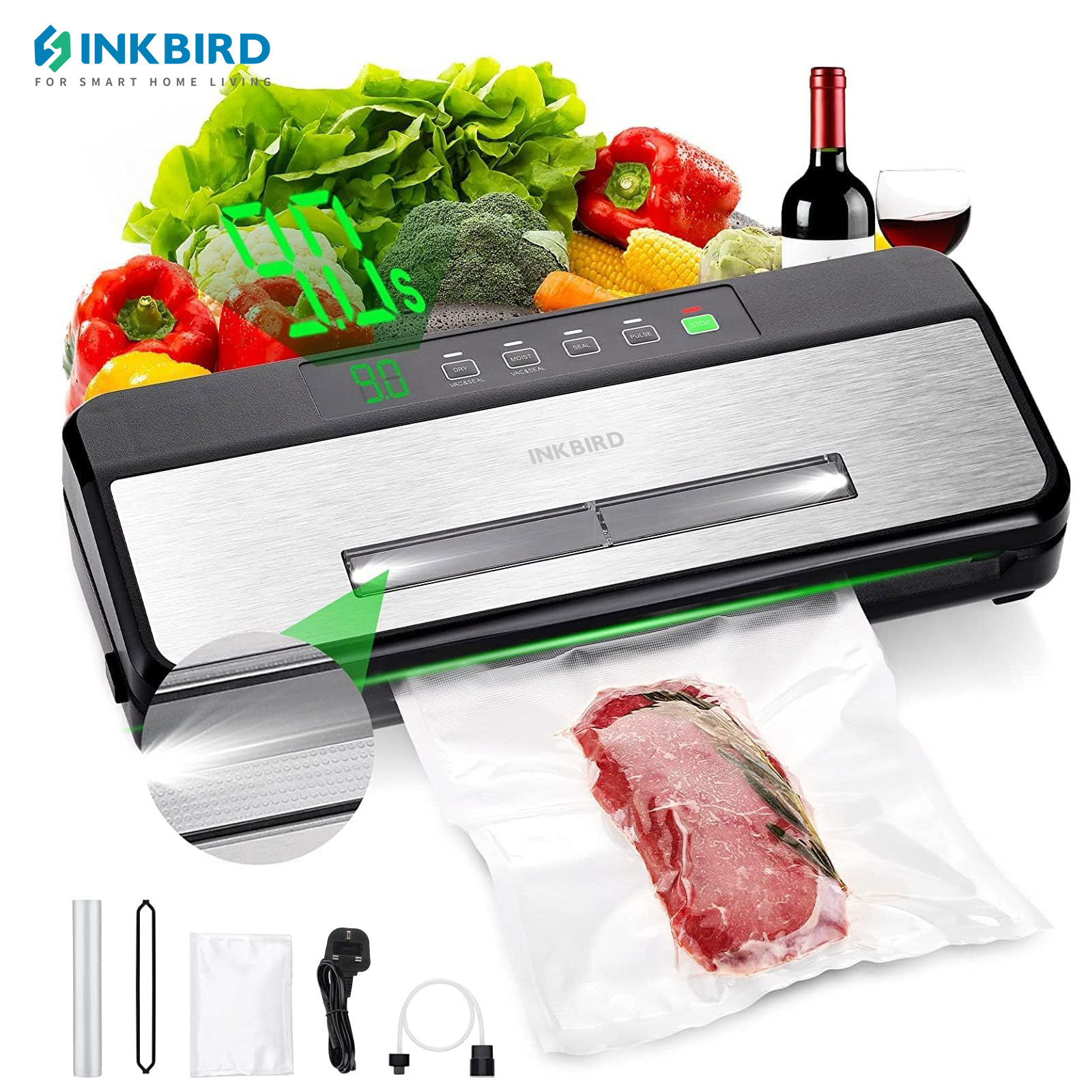 INKBIRD 3rd Vacuum Sealer with - огляд і ціна Food Vacuum Sealer Machine