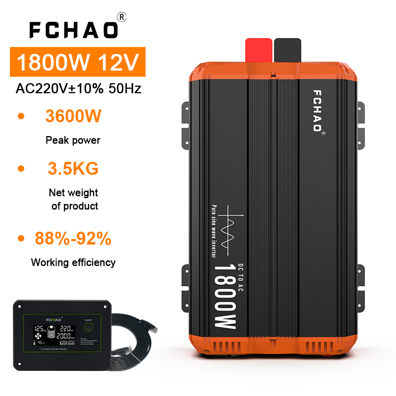 1800W Power Inverter DC 12V to - огляд і ціна Home Appliances